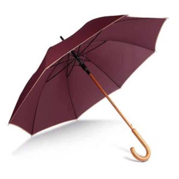 Auto open wooden umbrella Thumbnail