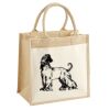 Pocket Jute Midi Tote Thumbnail