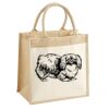 Pocket Jute Midi Tote Thumbnail