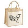Pocket Jute Midi Tote Thumbnail