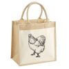 Pocket Jute Midi Tote Thumbnail