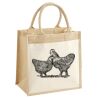 Pocket Jute Midi Tote Thumbnail