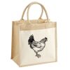 Pocket Jute Midi Tote Thumbnail