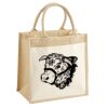 Pocket Jute Midi Tote Thumbnail