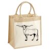Pocket Jute Midi Tote Thumbnail