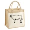 Pocket Jute Midi Tote Thumbnail