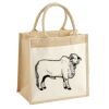 Pocket Jute Midi Tote Thumbnail