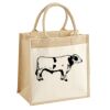 Pocket Jute Midi Tote Thumbnail