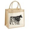 Pocket Jute Midi Tote Thumbnail