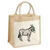 Pocket Jute Midi Tote Thumbnail