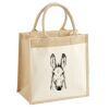 Pocket Jute Midi Tote Thumbnail