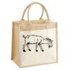 Pocket Jute Midi Tote Thumbnail