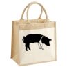 Pocket Jute Midi Tote Thumbnail