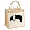 Pocket Jute Midi Tote Thumbnail