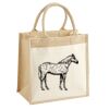 Pocket Jute Midi Tote Thumbnail