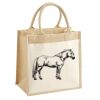 Pocket Jute Midi Tote Thumbnail