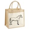 Pocket Jute Midi Tote Thumbnail