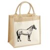 Pocket Jute Midi Tote Thumbnail