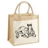 Pocket Jute Midi Tote Thumbnail