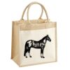 Pocket Jute Midi Tote Thumbnail