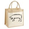 Pocket Jute Midi Tote Thumbnail