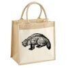 Pocket Jute Midi Tote Thumbnail