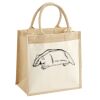 Pocket Jute Midi Tote Thumbnail