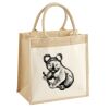 Pocket Jute Midi Tote Thumbnail