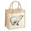 Pocket Jute Midi Tote Thumbnail