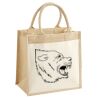 Pocket Jute Midi Tote Thumbnail