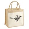 Pocket Jute Midi Tote Thumbnail