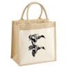 Pocket Jute Midi Tote Thumbnail