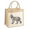 Pocket Jute Midi Tote Thumbnail