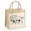 Pocket Jute Midi Tote Thumbnail