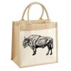 Pocket Jute Midi Tote Thumbnail
