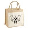 Pocket Jute Midi Tote Thumbnail