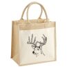 Pocket Jute Midi Tote Thumbnail