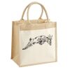 Pocket Jute Midi Tote Thumbnail
