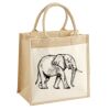 Pocket Jute Midi Tote Thumbnail