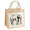 Pocket Jute Midi Tote Thumbnail
