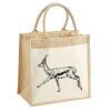 Pocket Jute Midi Tote Thumbnail