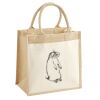 Pocket Jute Midi Tote Thumbnail