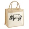 Pocket Jute Midi Tote Thumbnail