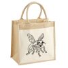 Pocket Jute Midi Tote Thumbnail