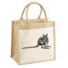 Pocket Jute Midi Tote Thumbnail