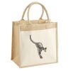 Pocket Jute Midi Tote Thumbnail