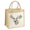 Pocket Jute Midi Tote Thumbnail