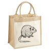 Pocket Jute Midi Tote Thumbnail