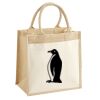 Pocket Jute Midi Tote Thumbnail