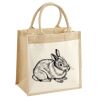 Pocket Jute Midi Tote Thumbnail